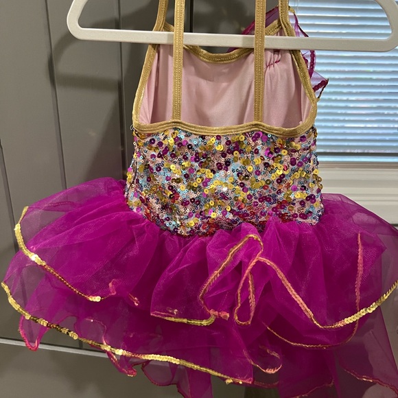 Dance Costume Dress Curtain Call Pink Passion E2012 - Picture 3 of 5